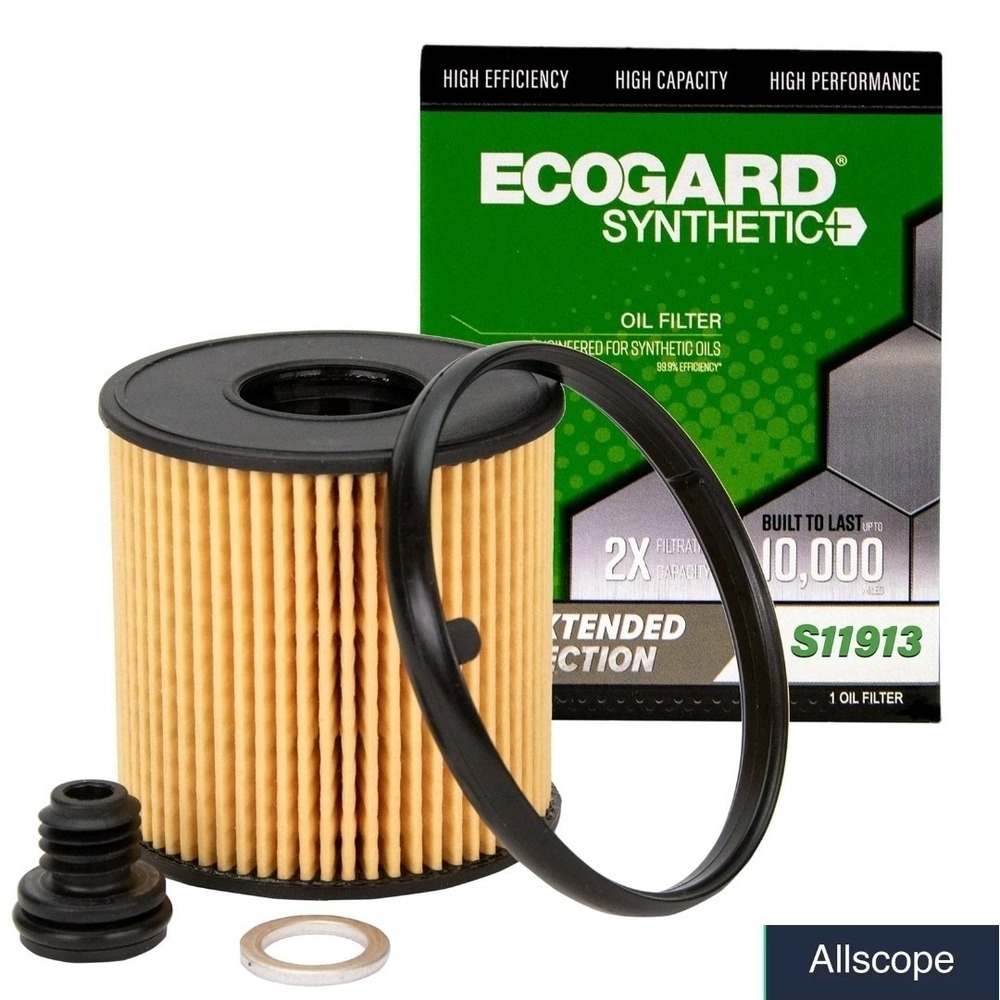 ECOGARD S11913 Premium Cartridge Engine Oil Filter Elantra And Sonata